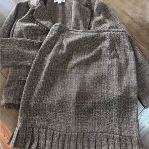 Danny & Nicole Brown Skirt Set